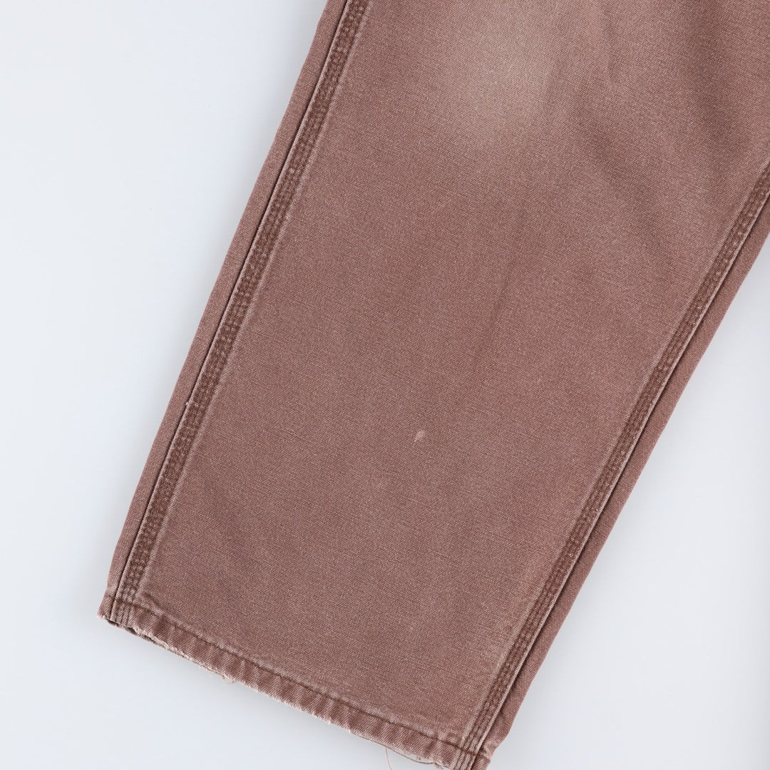 Big Size Carhartt Dungaree Fit Duck Painter Pants, Men's W39 equivalent. cotton brown type Vintage Second Hand