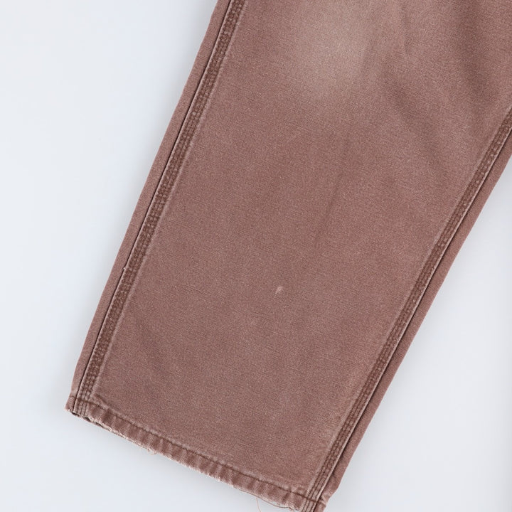 Big Size Carhartt Dungaree Fit Duck Painter Pants, Men's W39 equivalent. cotton brown type Vintage Second Hand