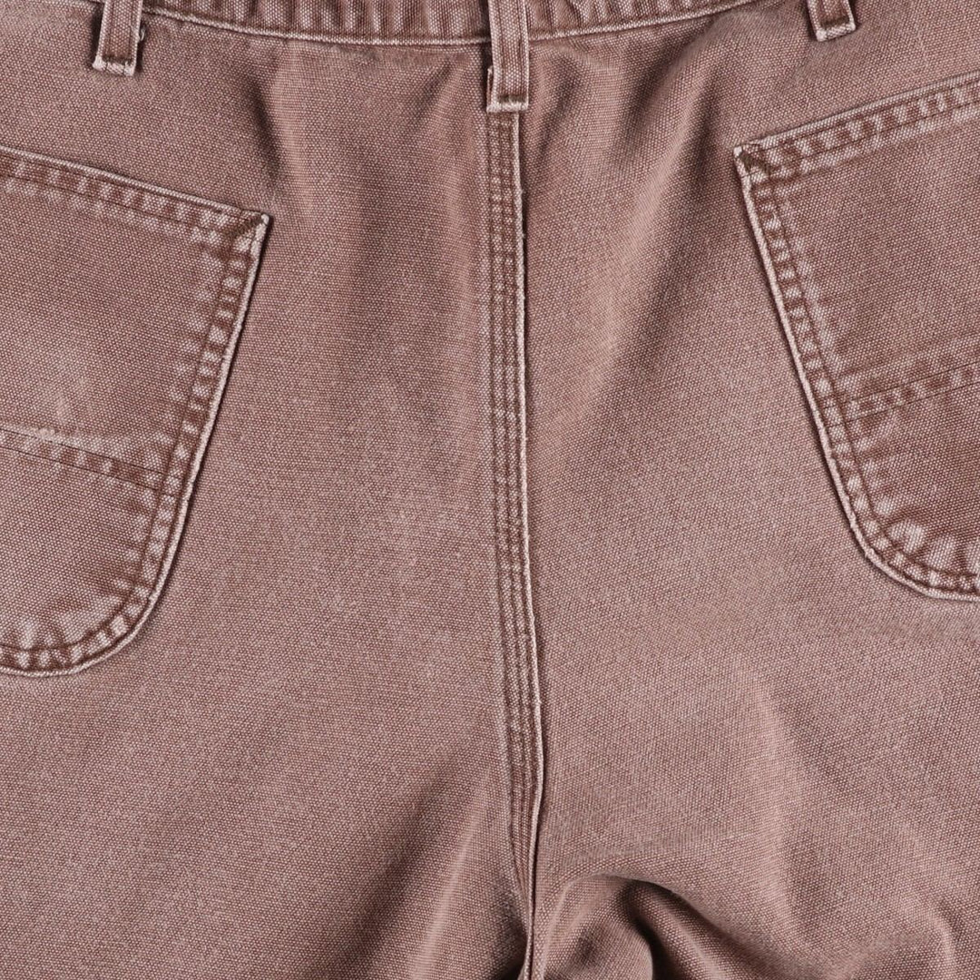 Big Size Carhartt Dungaree Fit Duck Painter Pants, Men's W39 equivalent. cotton brown type Vintage Second Hand