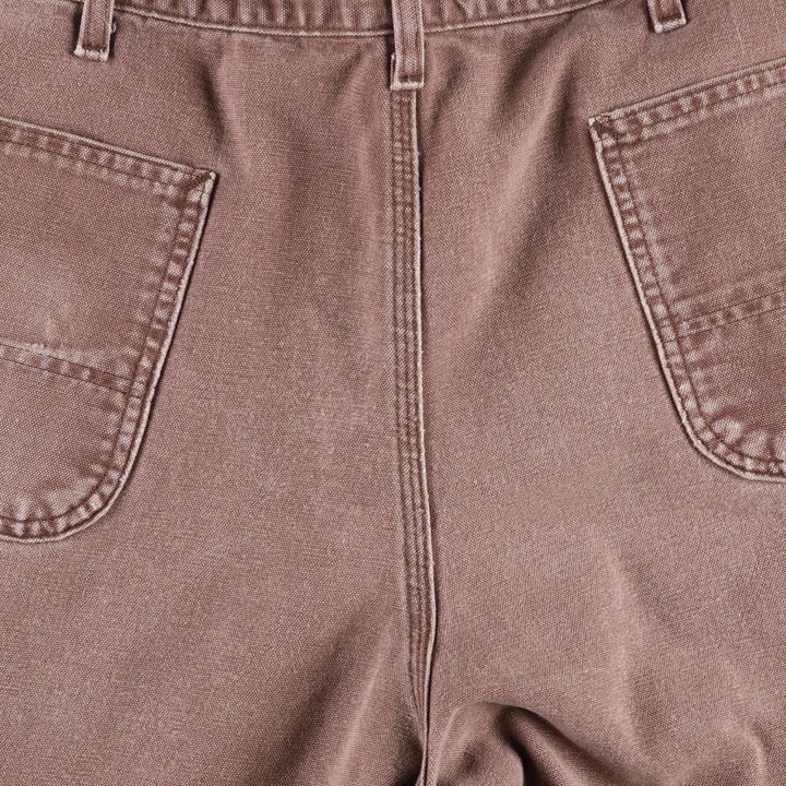 Big Size Carhartt Dungaree Fit Duck Painter Pants, Men's W39 equivalent. cotton brown type Vintage Second Hand