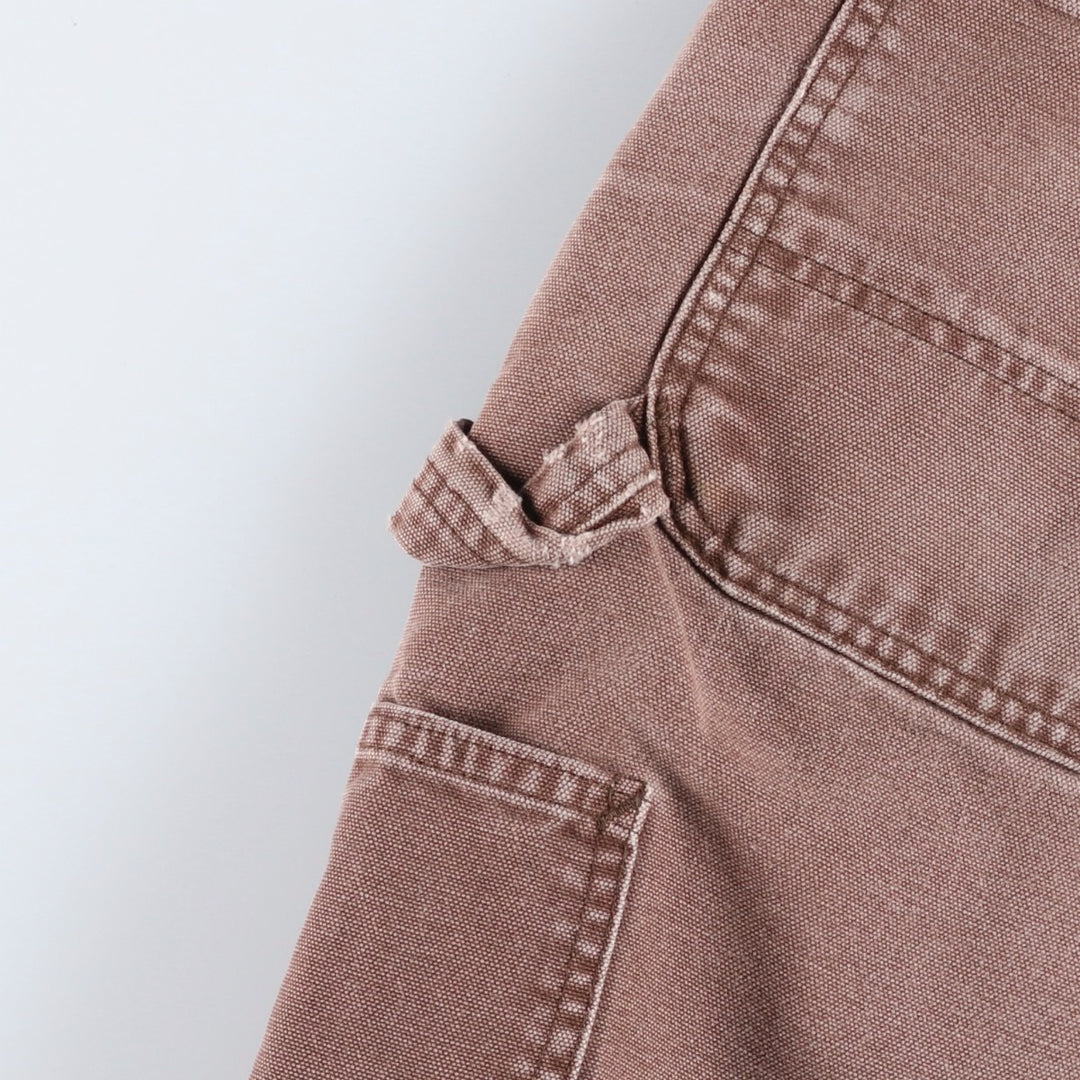 Big Size Carhartt Dungaree Fit Duck Painter Pants, Men's W39 equivalent. cotton brown type Vintage Second Hand