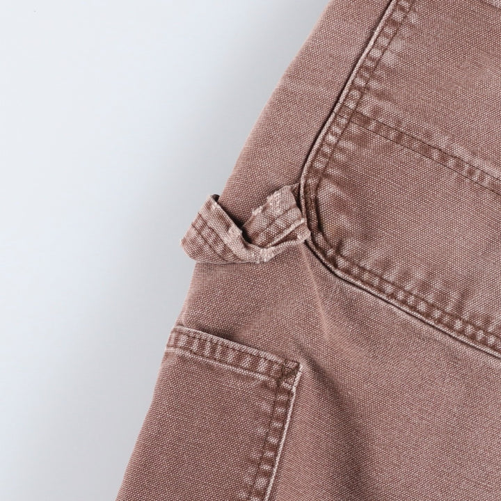 Big Size Carhartt Dungaree Fit Duck Painter Pants, Men's W39 equivalent. cotton brown type Vintage Second Hand