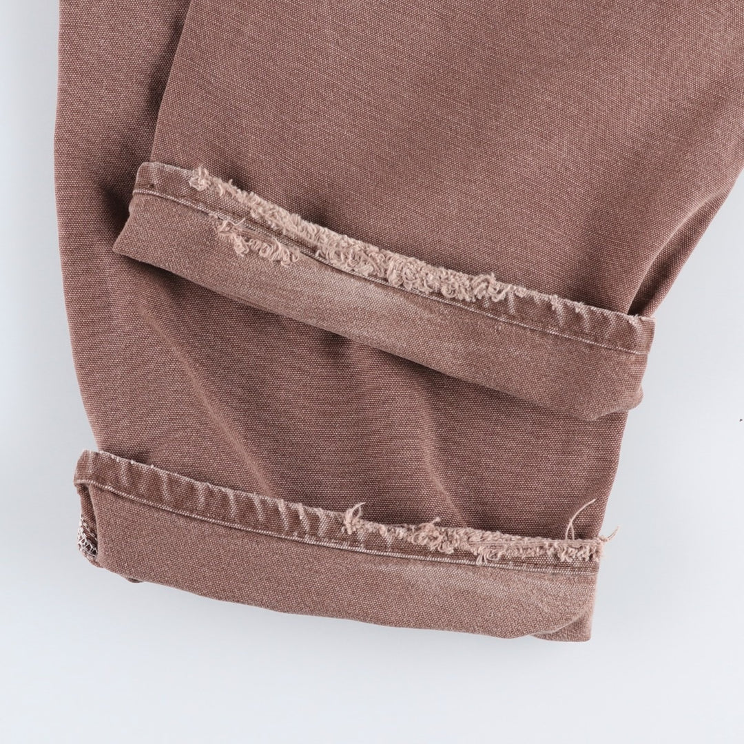 Big Size Carhartt Dungaree Fit Duck Painter Pants, Men's W39 equivalent. cotton brown type Vintage Second Hand
