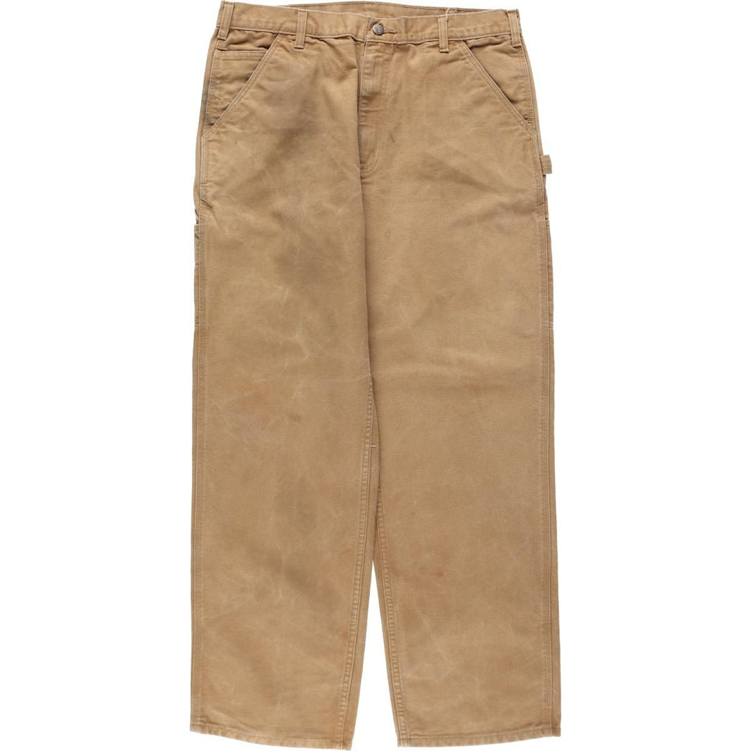 Carhartt Duck Painter Pants, Men's, W37 equivalent cotton brown type Vintage Second Hand