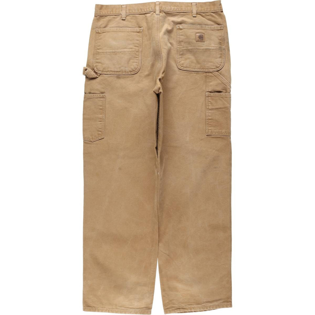 Carhartt Duck Painter Pants, Men's, W37 equivalent cotton brown type Vintage Second Hand