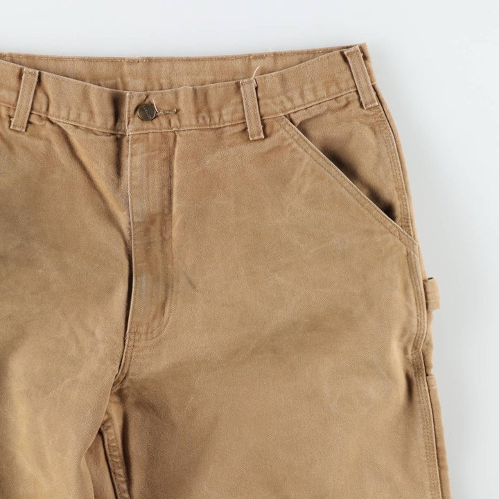 Carhartt Duck Painter Pants, Men's, W37 equivalent cotton brown type Vintage Second Hand