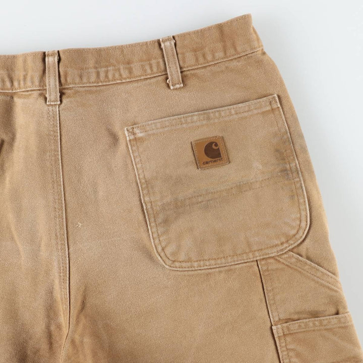 Carhartt Duck Painter Pants, Men's, W37 equivalent cotton brown type Vintage Second Hand