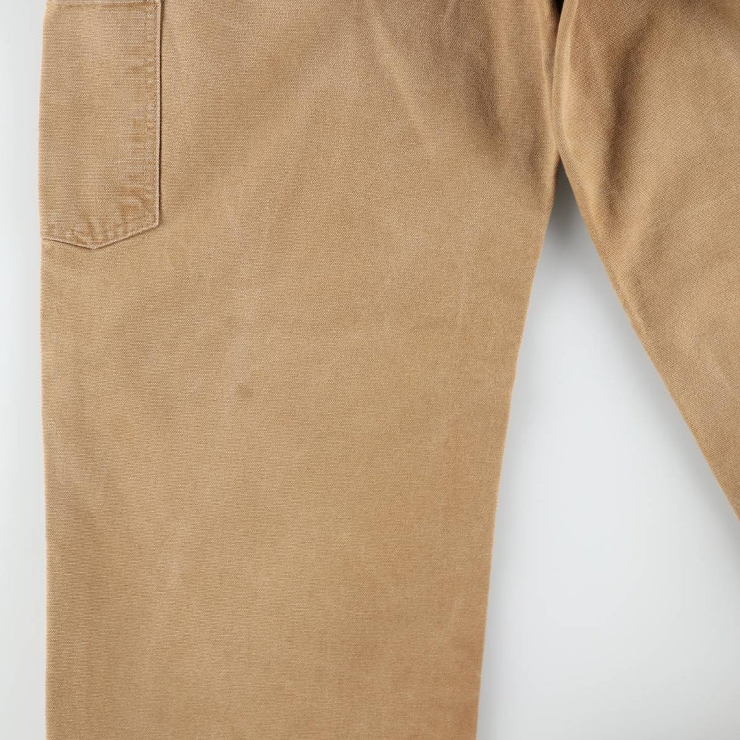 Carhartt Duck Painter Pants, Men's, W37 equivalent cotton brown type Vintage Second Hand