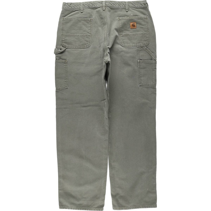 Carhartt Original Dungaree Fit Duck Painter Pants, Men's, W37 equivalent cotton Khaki type Vintage Second Hand