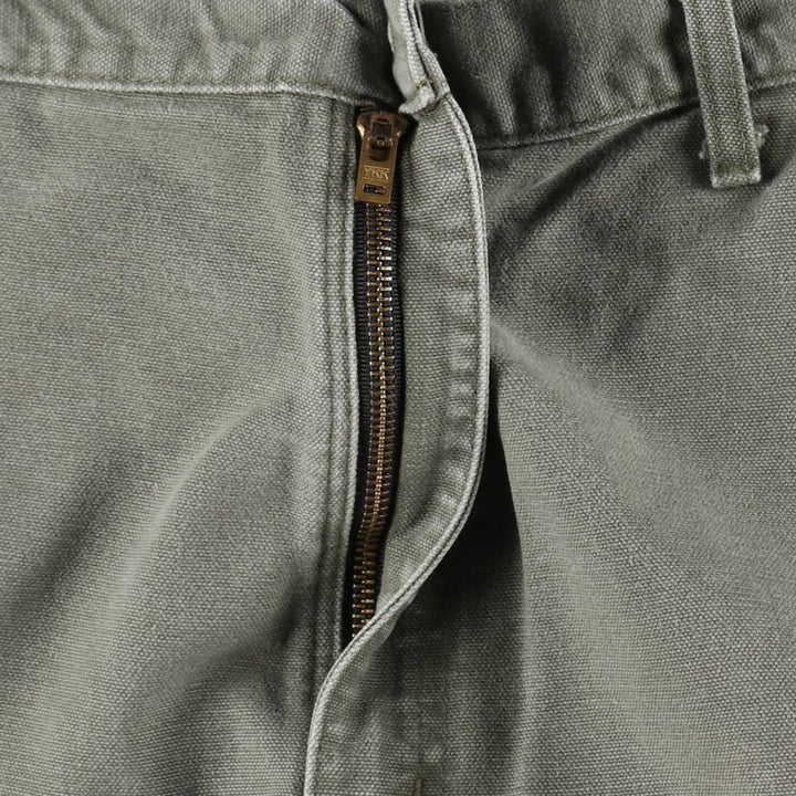 Carhartt Original Dungaree Fit Duck Painter Pants, Men's, W37 equivalent cotton Khaki type Vintage Second Hand
