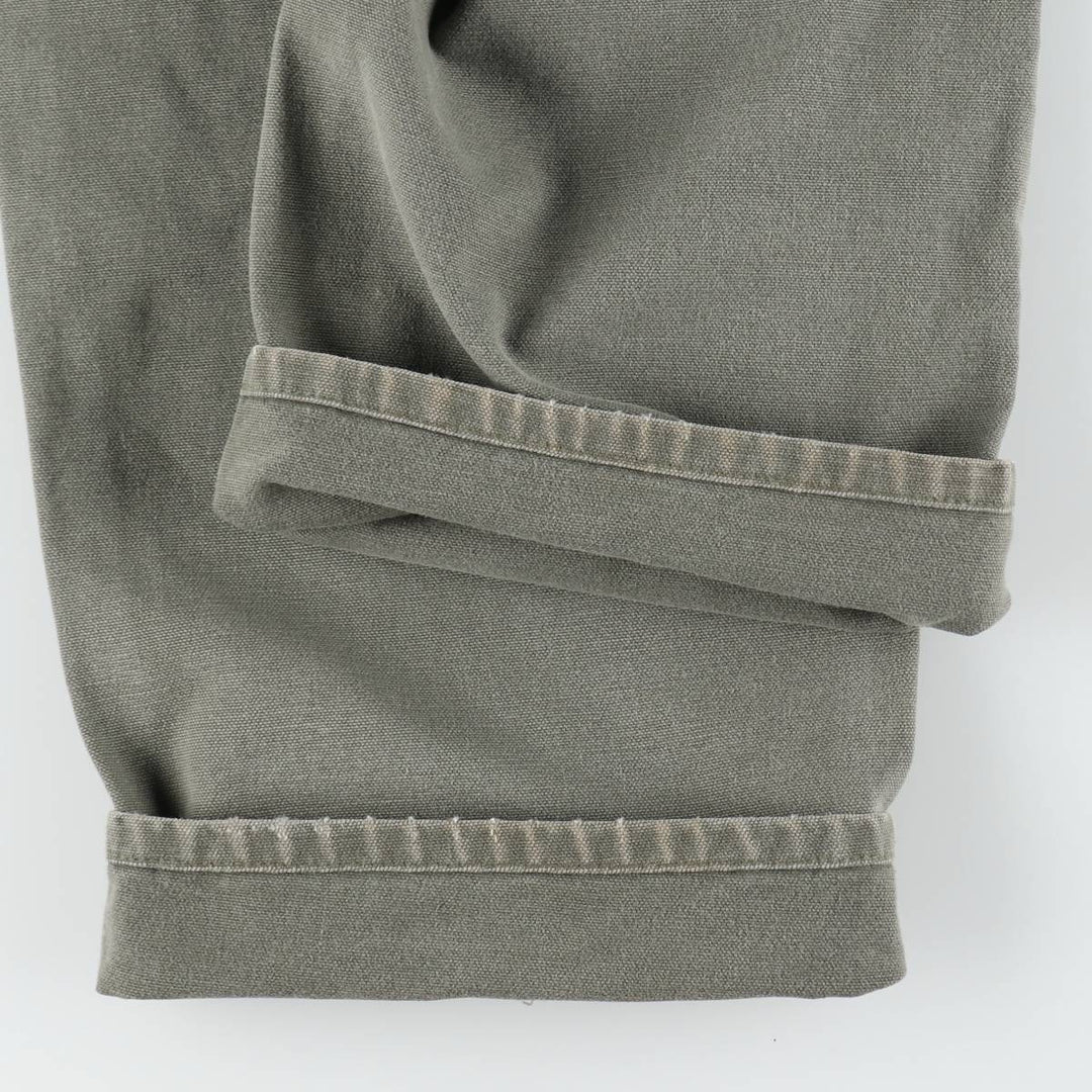Carhartt Original Dungaree Fit Duck Painter Pants, Men's, W37 equivalent cotton Khaki type Vintage Second Hand