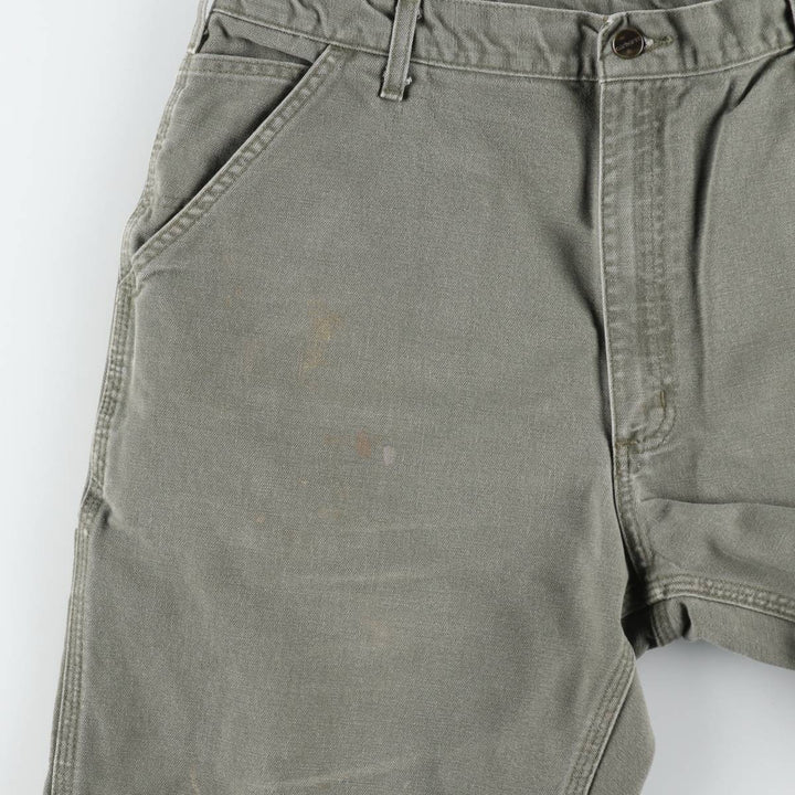 Carhartt Original Dungaree Fit Duck Painter Pants, Men's, W37 equivalent cotton Khaki type Vintage Second Hand