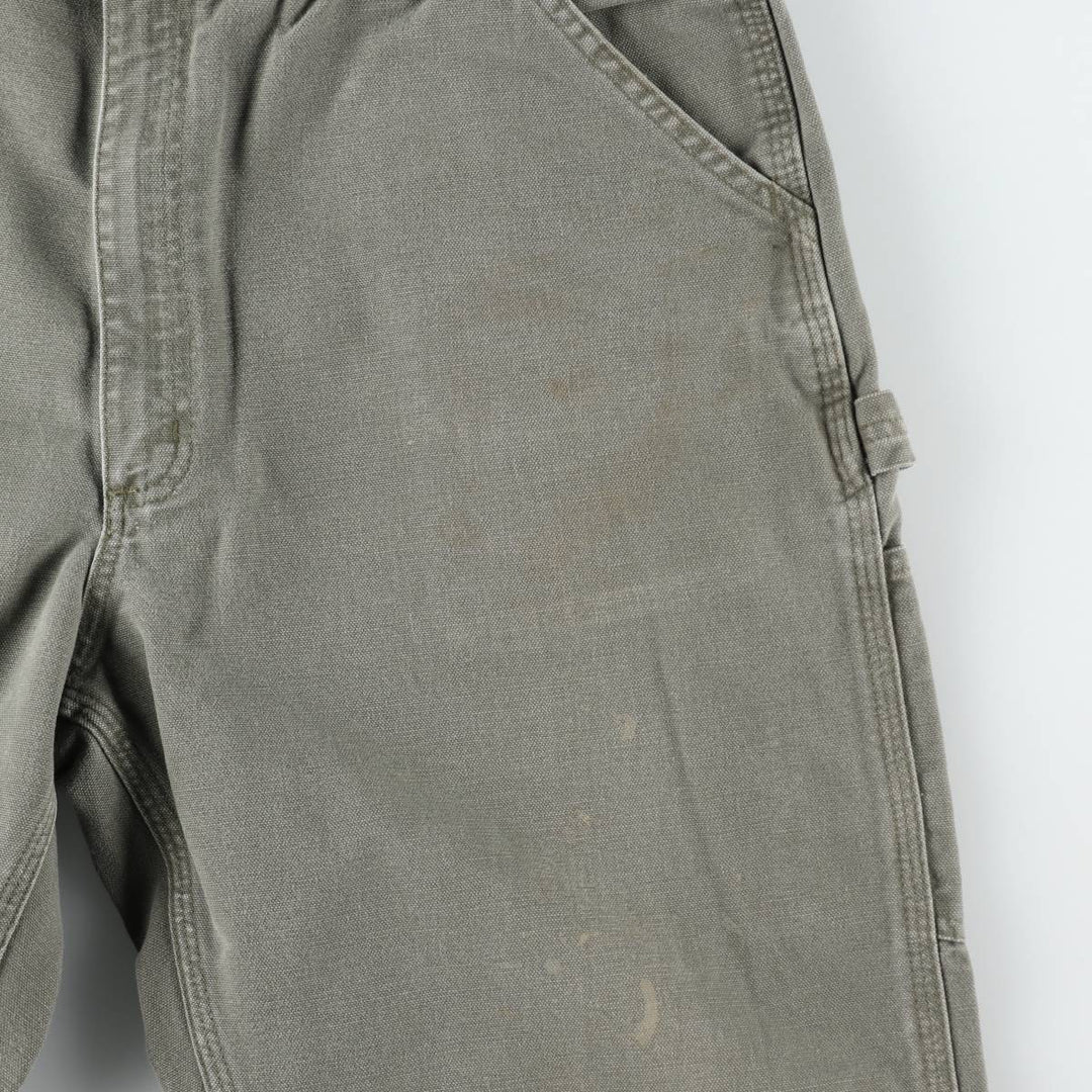 Carhartt Original Dungaree Fit Duck Painter Pants, Men's, W37 equivalent cotton Khaki type Vintage Second Hand