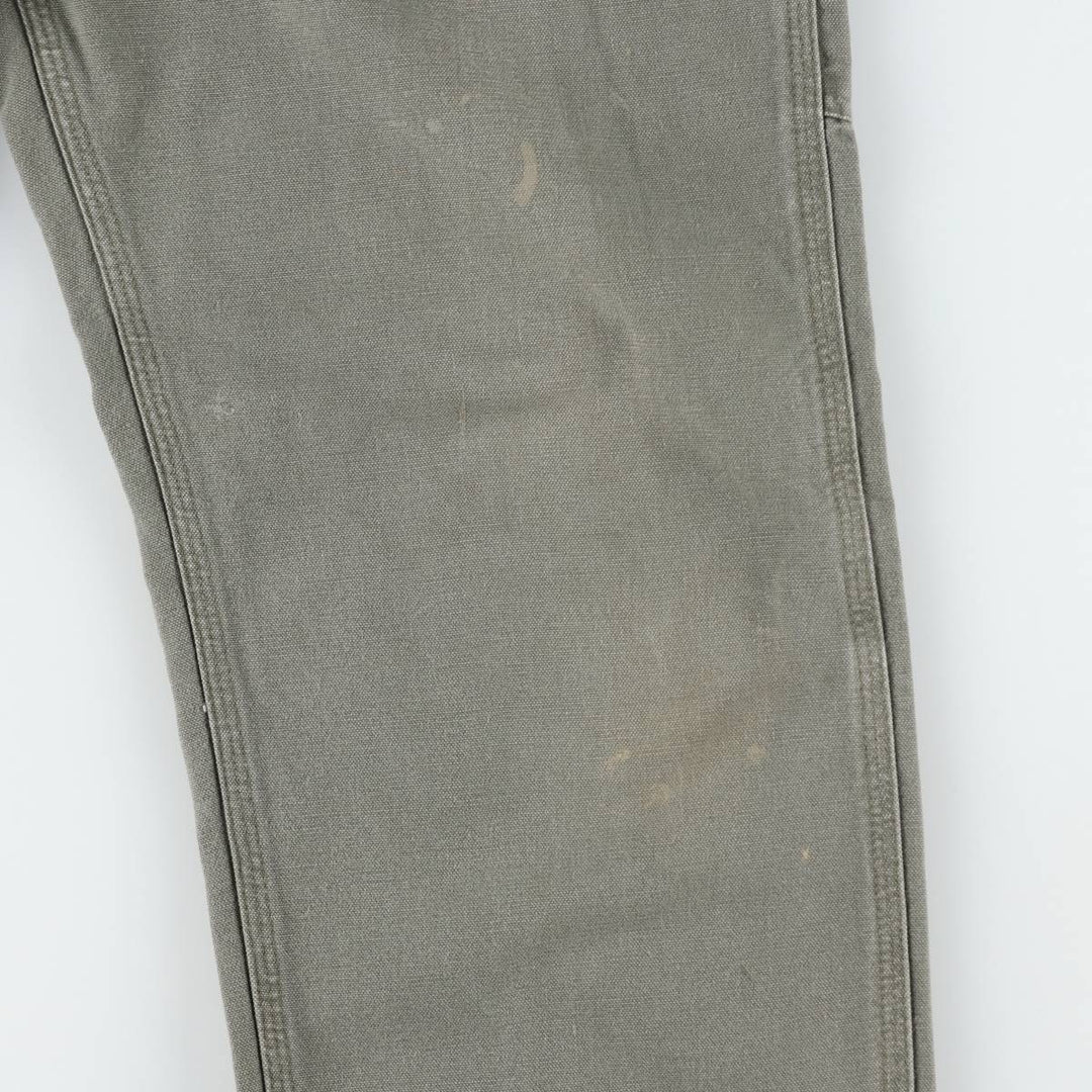 Carhartt Original Dungaree Fit Duck Painter Pants, Men's, W37 equivalent cotton Khaki type Vintage Second Hand