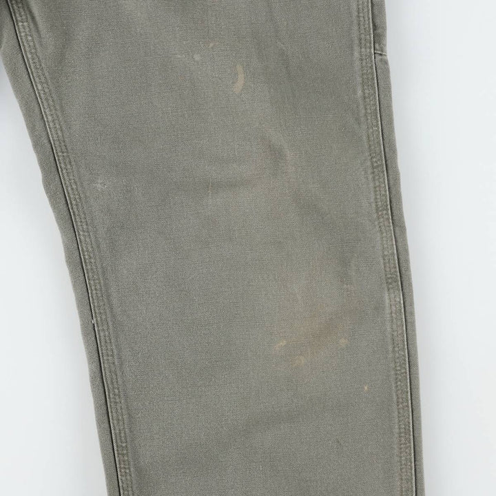 Carhartt Original Dungaree Fit Duck Painter Pants, Men's, W37 equivalent cotton Khaki type Vintage Second Hand
