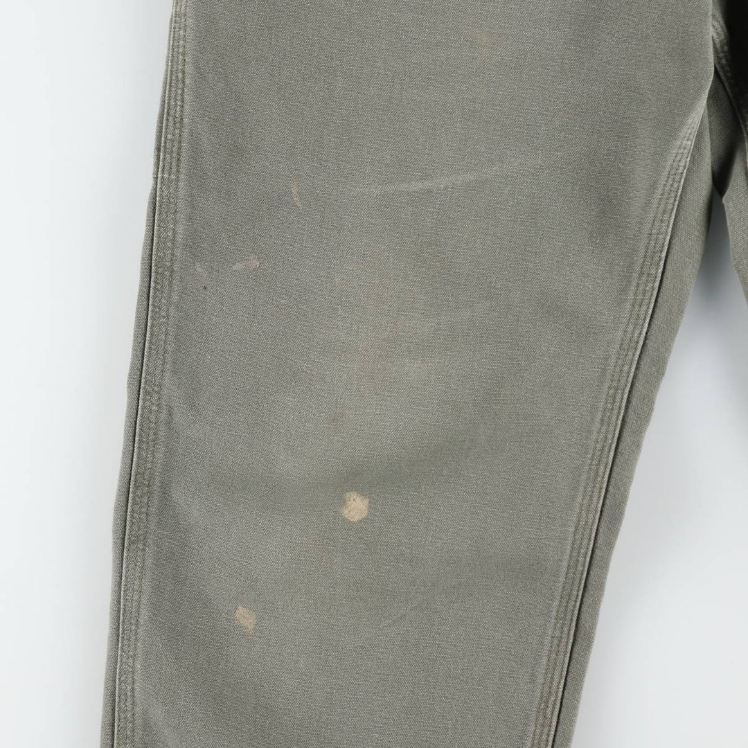 Carhartt Original Dungaree Fit Duck Painter Pants, Men's, W37 equivalent cotton Khaki type Vintage Second Hand