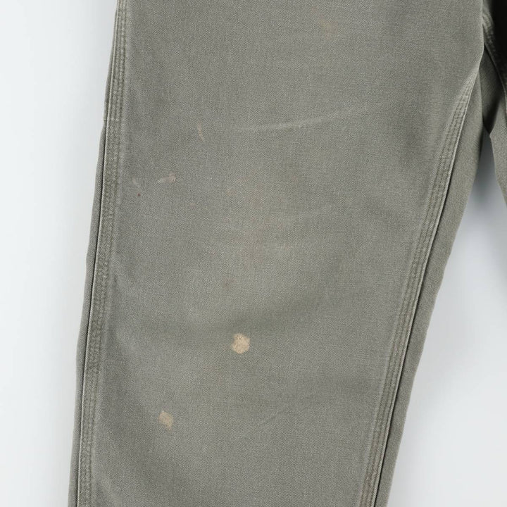 Carhartt Original Dungaree Fit Duck Painter Pants, Men's, W37 equivalent cotton Khaki type Vintage Second Hand