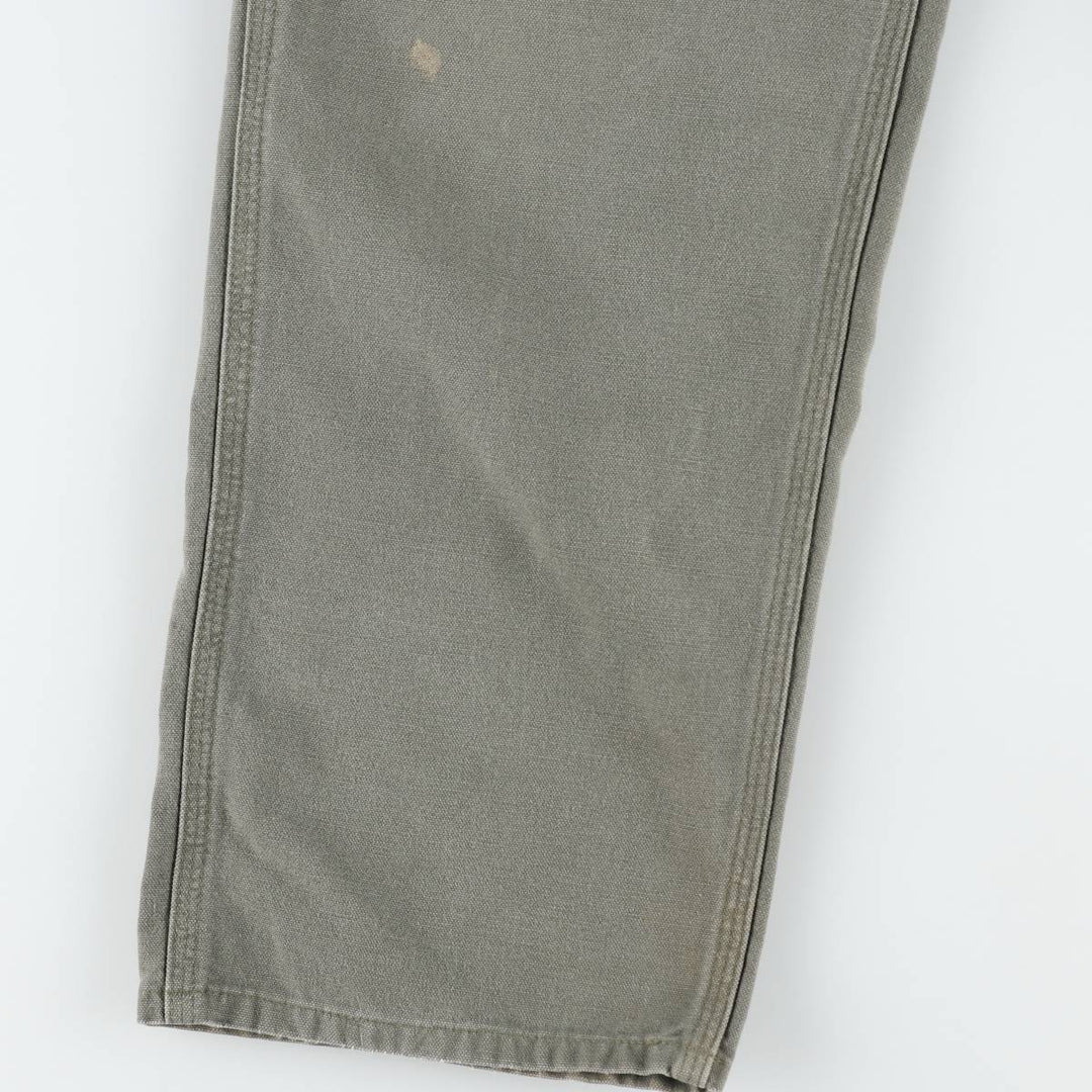 Carhartt Original Dungaree Fit Duck Painter Pants, Men's, W37 equivalent cotton Khaki type Vintage Second Hand