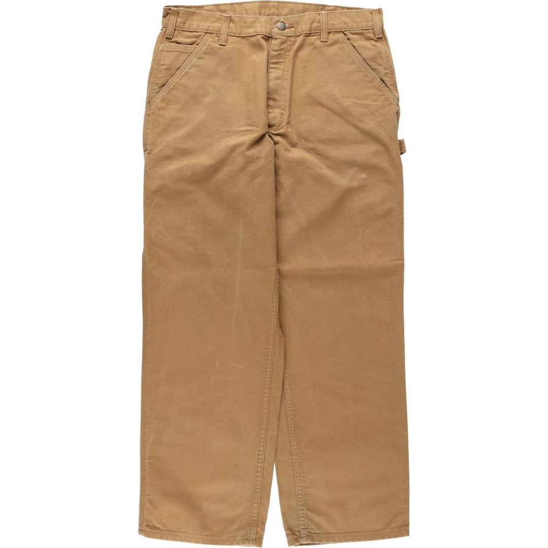 Carhartt Duck Painter Pants, Men's, W34 equivalent cotton brown type Vintage Second Hand