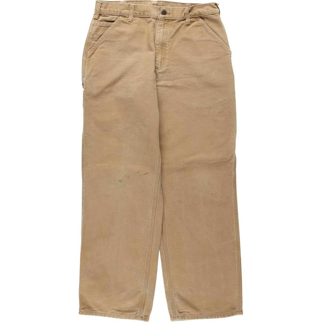 Carhartt Dungaree Fit Duck Painter Pants, Men's, Size W33 cotton Beige type Vintage Second Hand