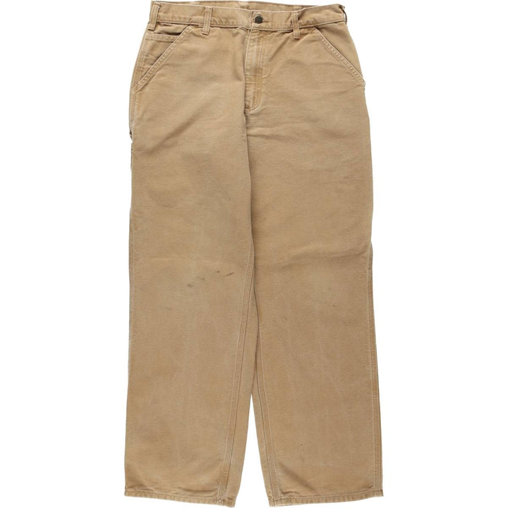 Carhartt Dungaree Fit Duck Painter Pants, Men's, Size W33 cotton Beige type Vintage Second Hand
