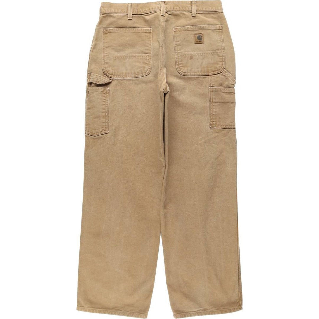 Carhartt Dungaree Fit Duck Painter Pants, Men's, Size W33 cotton Beige type Vintage Second Hand