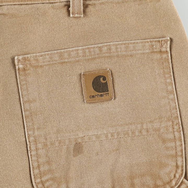 Carhartt Dungaree Fit Duck Painter Pants, Men's, Size W33 cotton Beige type Vintage Second Hand