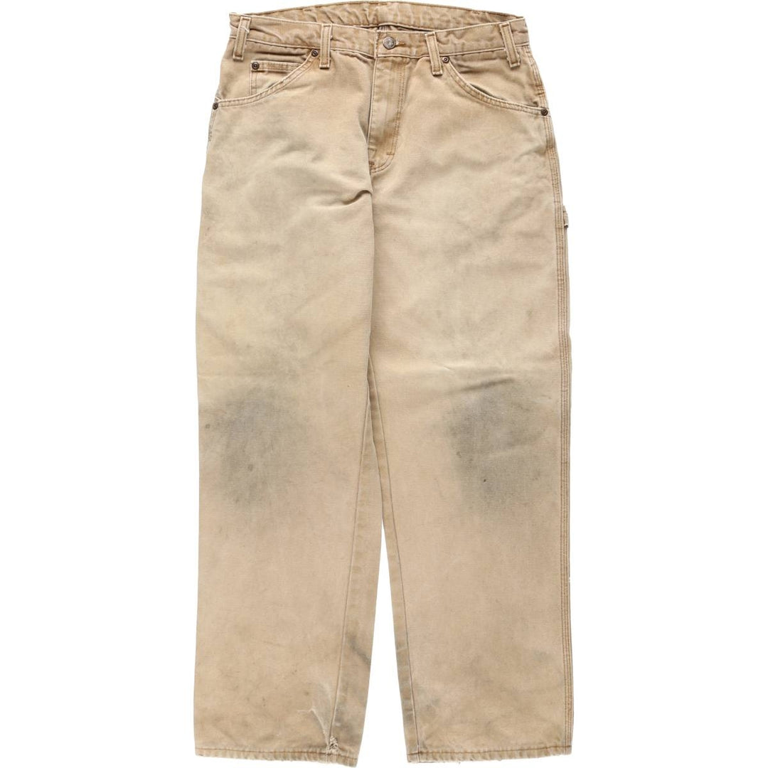 Dickies Relaxed Fit Duck Painter Pants Men's W32 equivalent cotton brown type Vintage Second Hand
