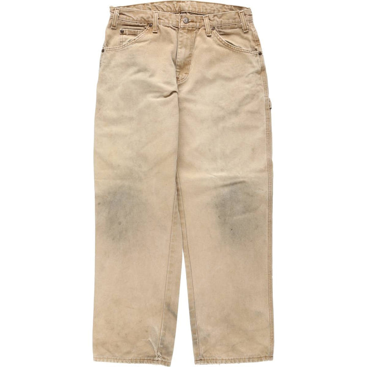 Dickies Relaxed Fit Duck Painter Pants Men's W32 equivalent cotton brown type Vintage Second Hand