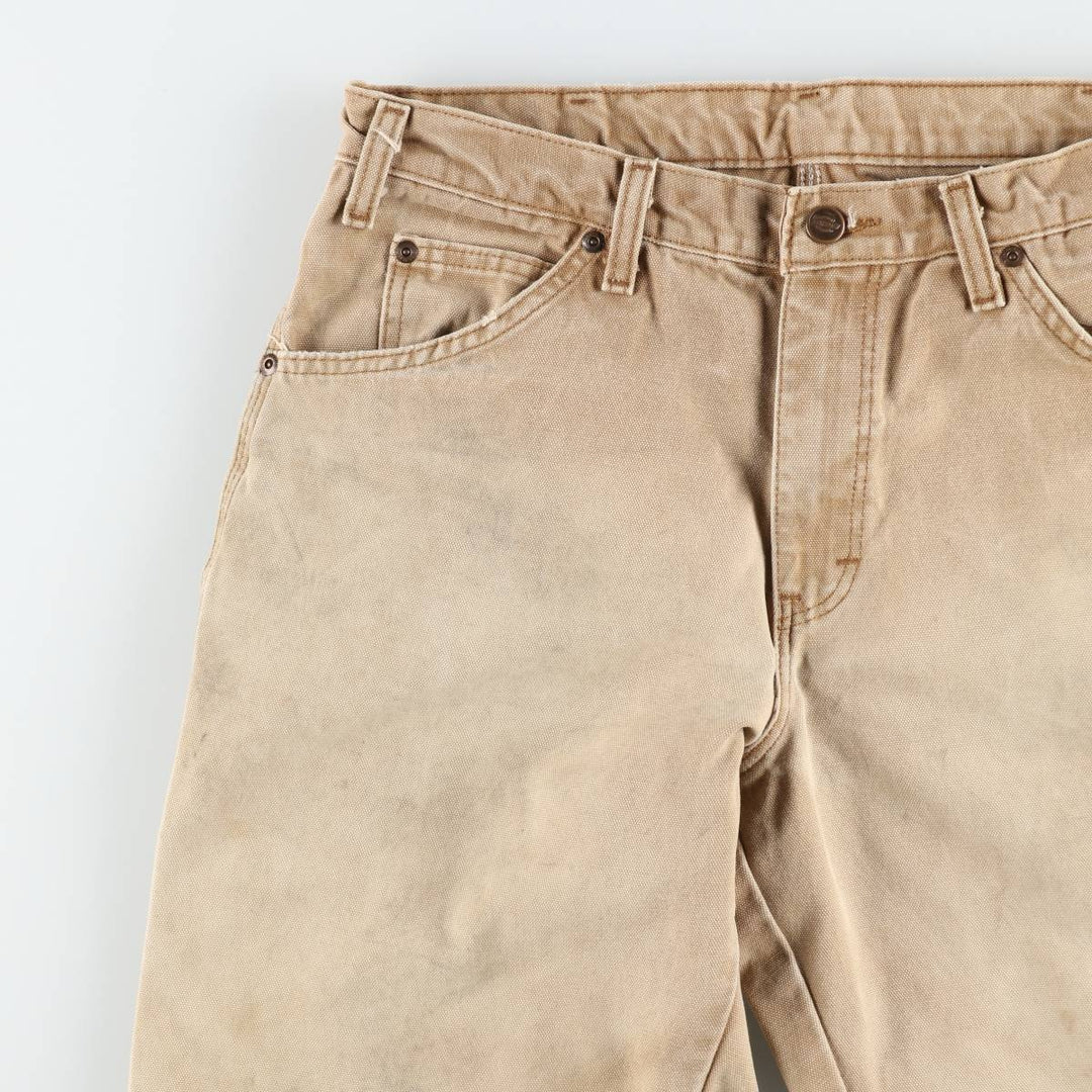 Dickies Relaxed Fit Duck Painter Pants Men's W32 equivalent cotton brown type Vintage Second Hand