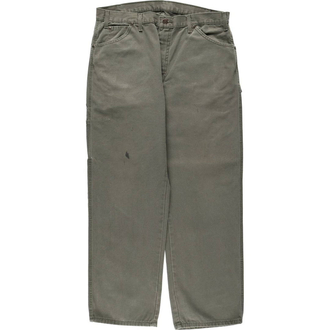 Dickies Duck Painter Pants Men's W36 cotton Khaki type Vintage Second Hand