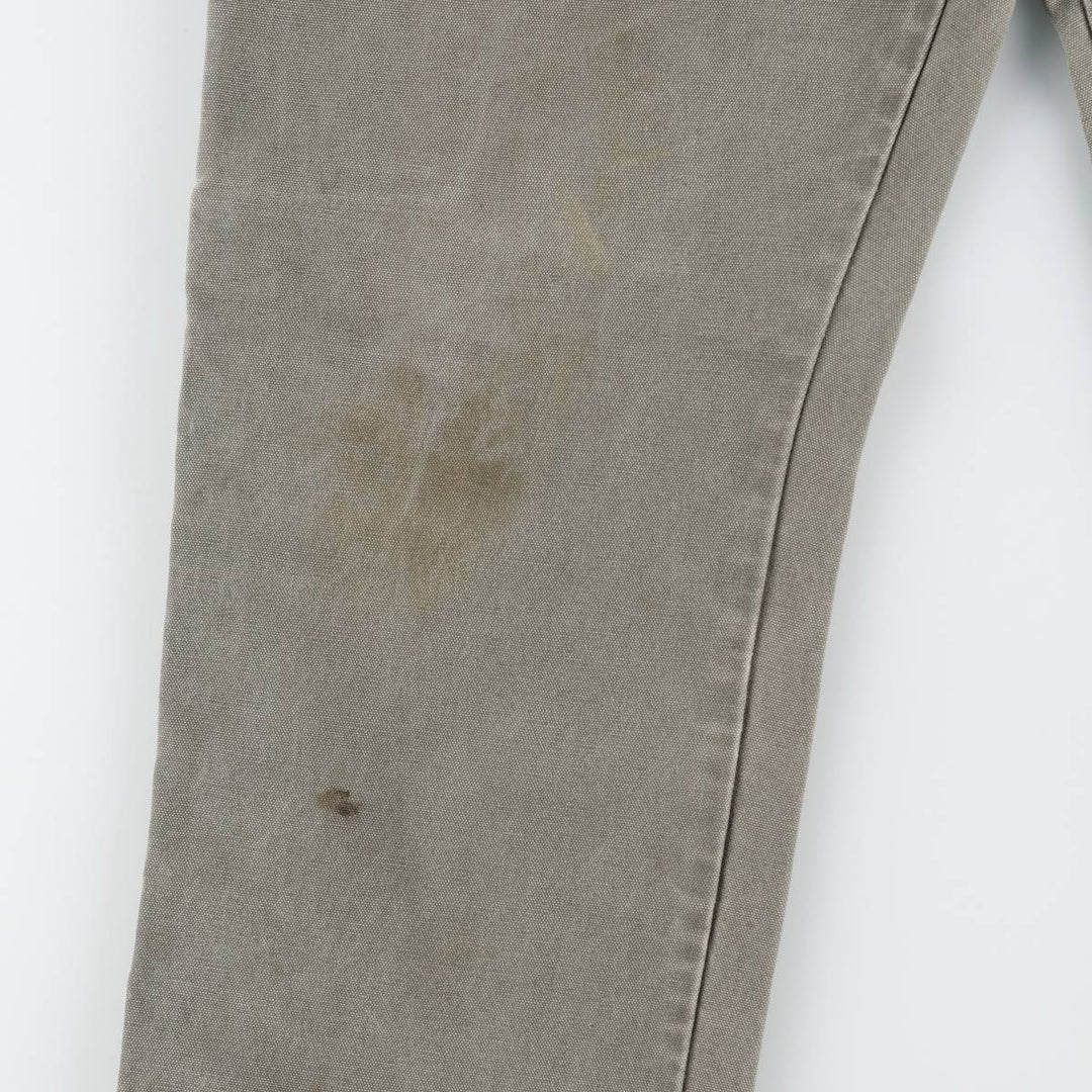 Dickies Duck Painter Pants Men's W33 equivalent cotton Khaki type Vintage Second Hand