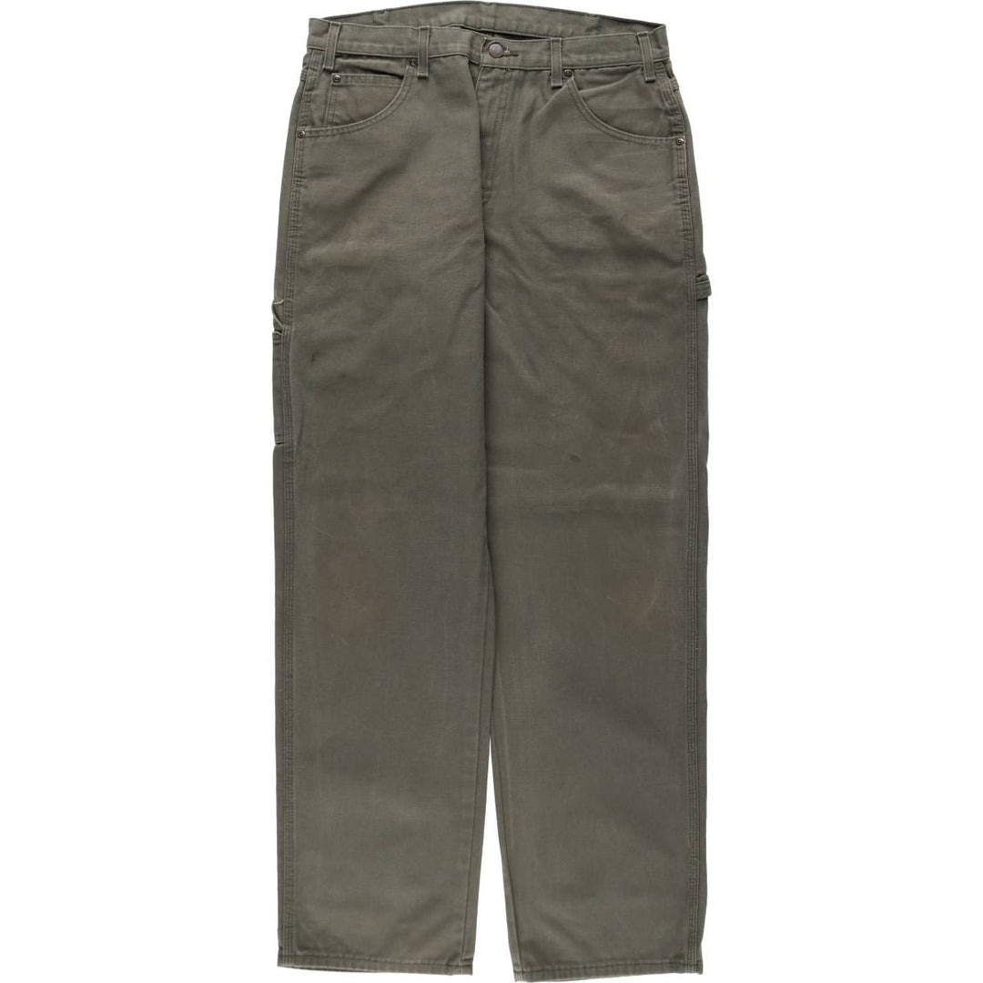 Dickies Relaxed Duck Painter Pants, Men's W34 (approx.) cotton Khaki type Vintage Second Hand