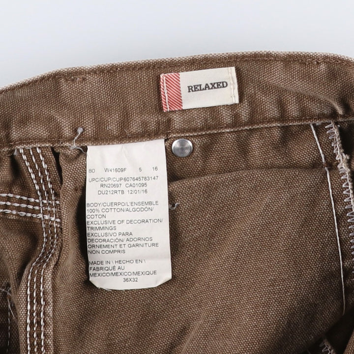 Dickies Relaxed Duck Painter Pants, Men's W36 (approx.) cotton brown type Vintage Second Hand