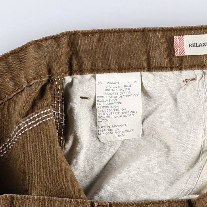 Dickies Relaxed Duck Painter Pants, Men's W36 (approx.) cotton brown type Vintage Second Hand