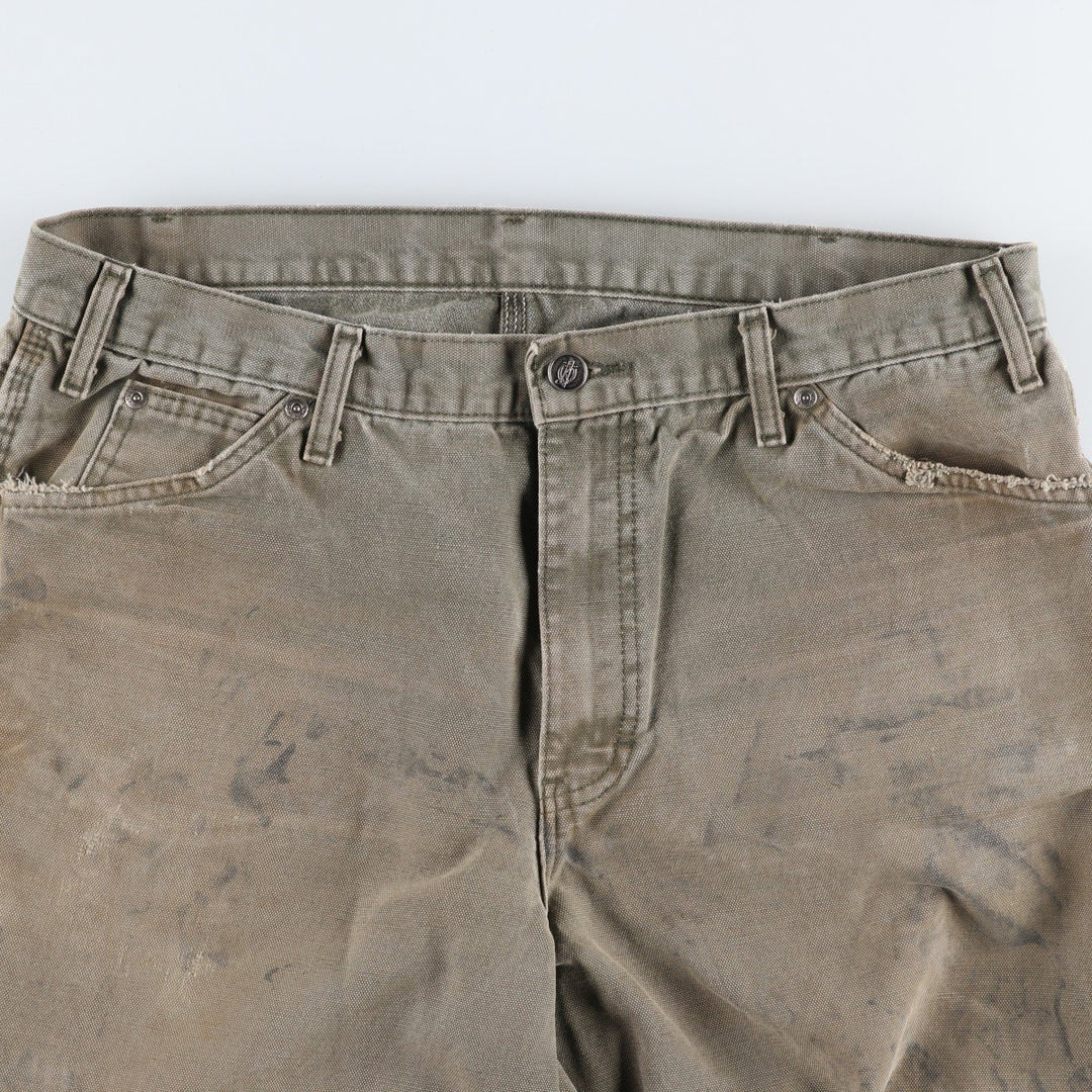 Dickies Duck Painter Pants Men's W36 cotton Khaki type Vintage Second Hand