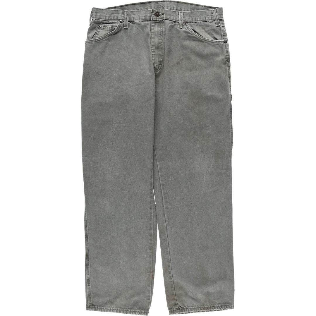 Dickies Relaxed Fit Duck Painter Pants Men's W34 equivalent cotton Khaki type Vintage Second Hand