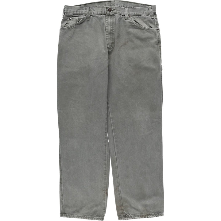 Dickies Relaxed Fit Duck Painter Pants Men's W34 equivalent cotton Khaki type Vintage Second Hand