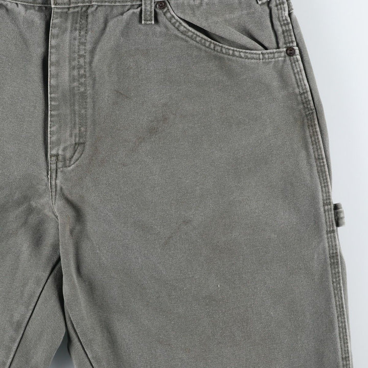 Dickies Relaxed Fit Duck Painter Pants Men's W34 equivalent cotton Khaki type Vintage Second Hand