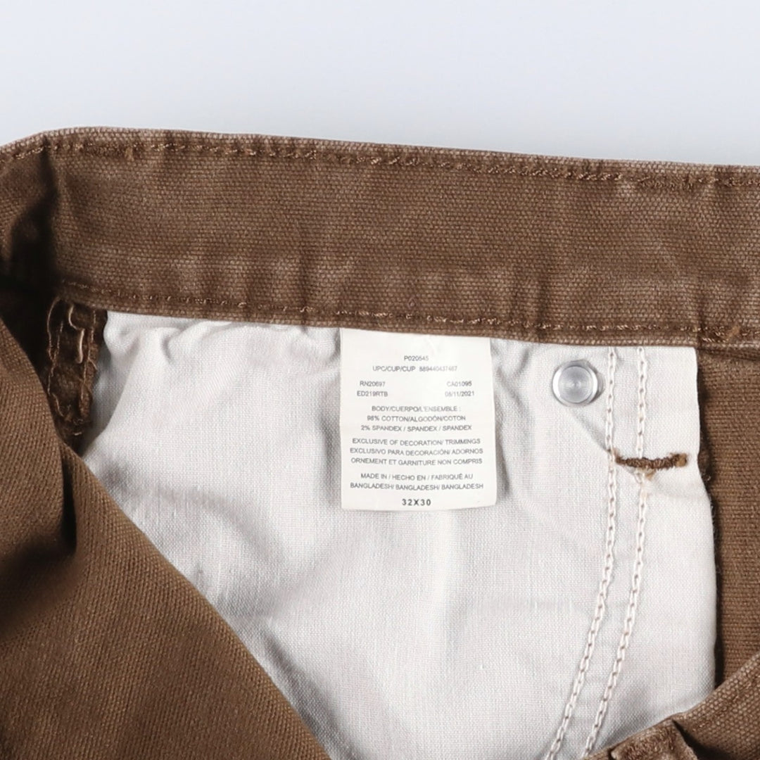 Dickies Duck Work Pants, Men's, Size W33 cotton brown type Vintage Second Hand
