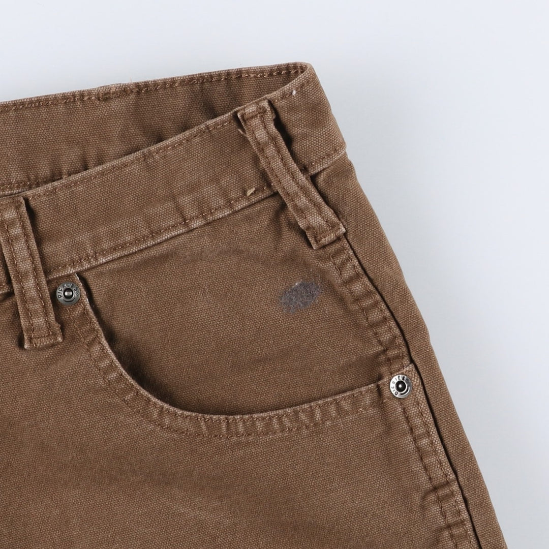 Dickies Duck Work Pants, Men's, Size W33 cotton brown type Vintage Second Hand