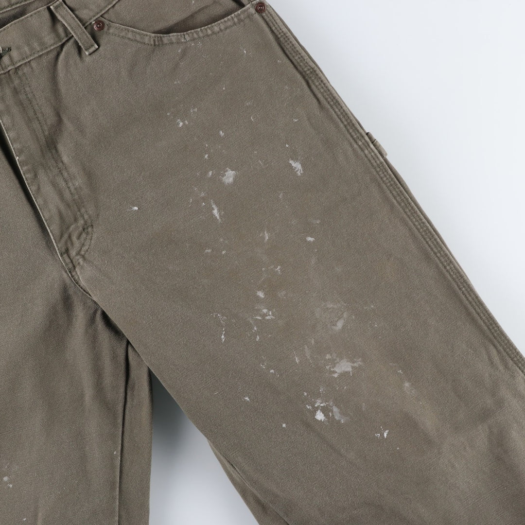 Dickies Duck Painter Pants Men's W35 equivalent cotton Khaki type Vintage Second Hand