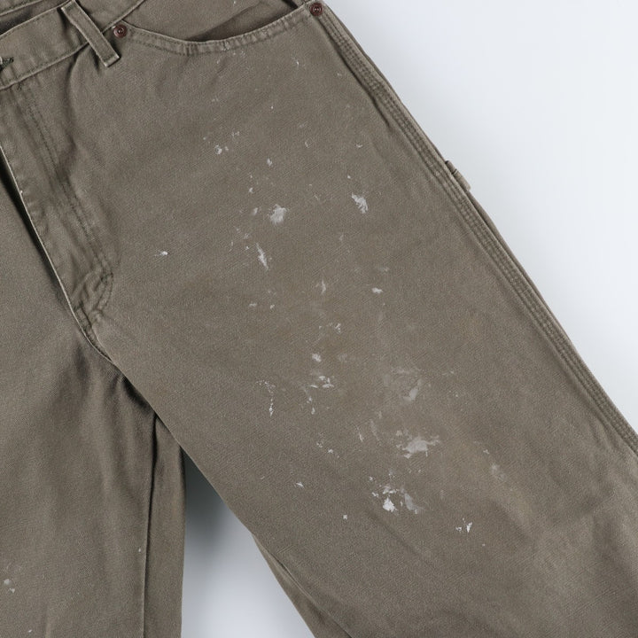 Dickies Duck Painter Pants Men's W35 equivalent cotton Khaki type Vintage Second Hand