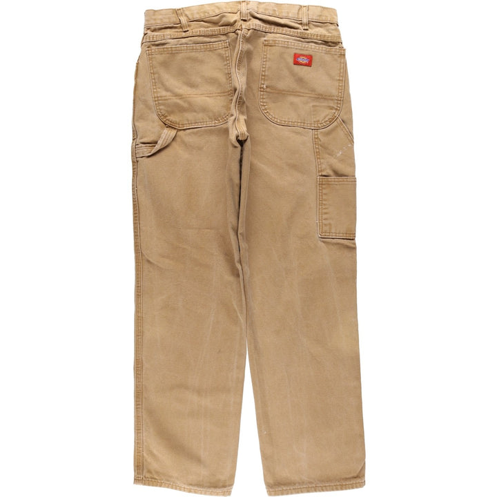 Dickies Relaxed Fit Duck Painter Pants Men's W34 equivalent cotton beige type brown Vintage Second Hand