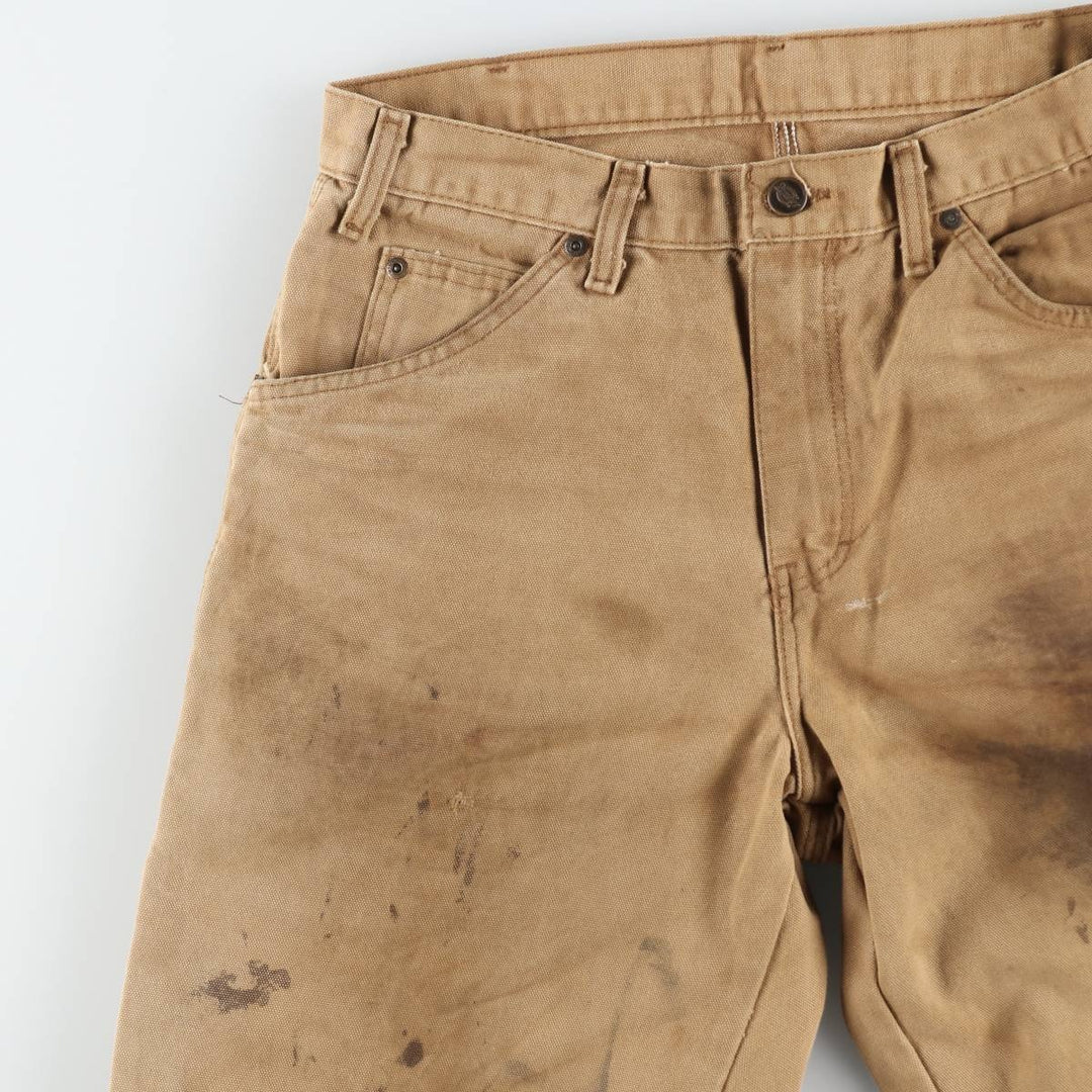 Dickies Duck Painter Pants Men's W32 equivalent cotton brown type Vintage Second Hand