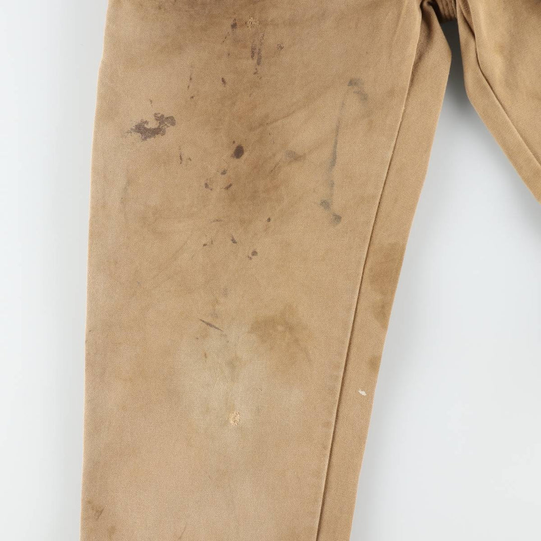 Dickies Duck Painter Pants Men's W32 equivalent cotton brown type Vintage Second Hand