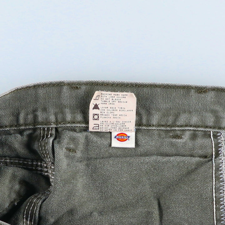 Dickies Relaxed Fit Duck Painter Pants, Men's, W36 equivalent cotton Khaki type Vintage Second Hand