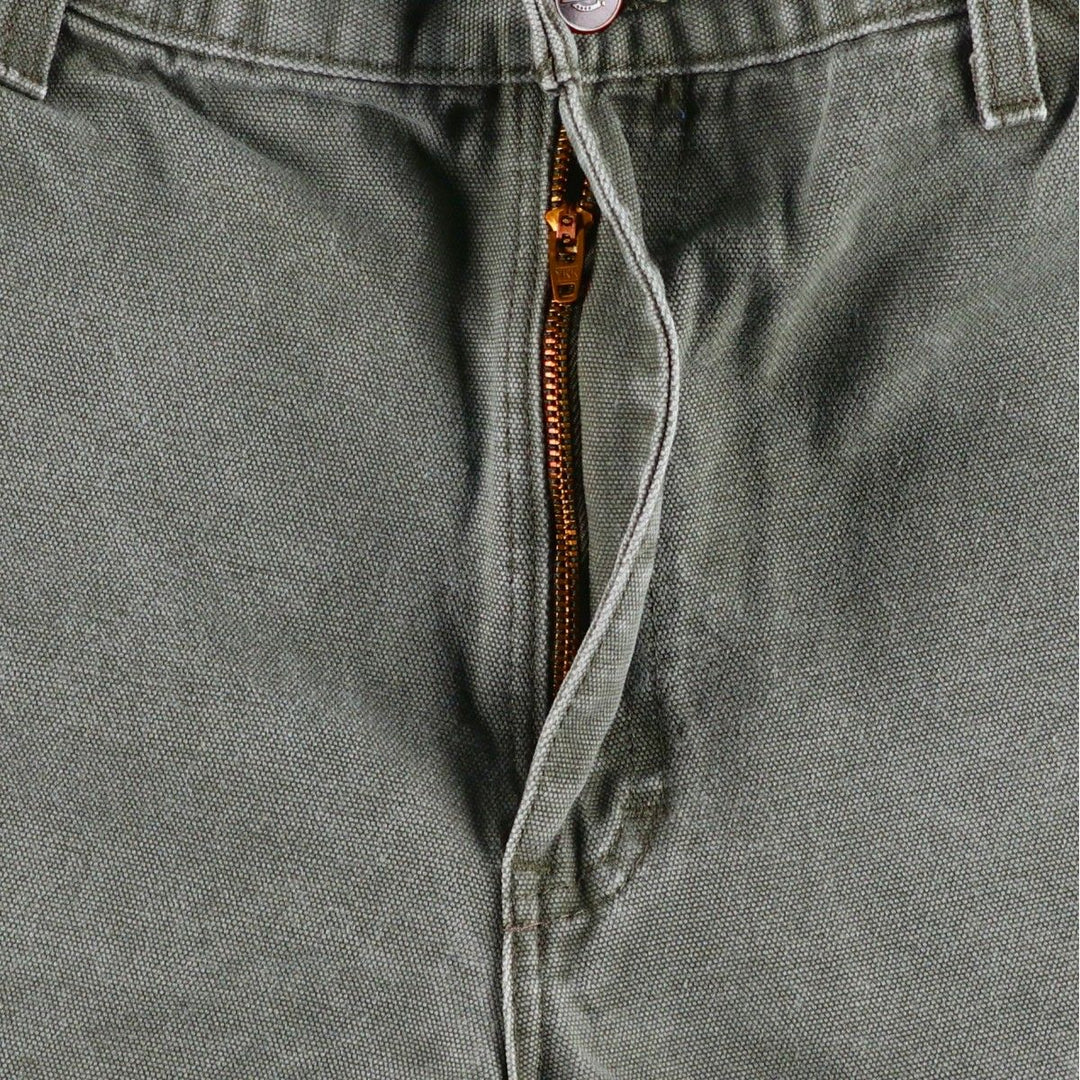 Dickies Relaxed Fit Duck Painter Pants, Men's, W36 equivalent cotton Khaki type Vintage Second Hand