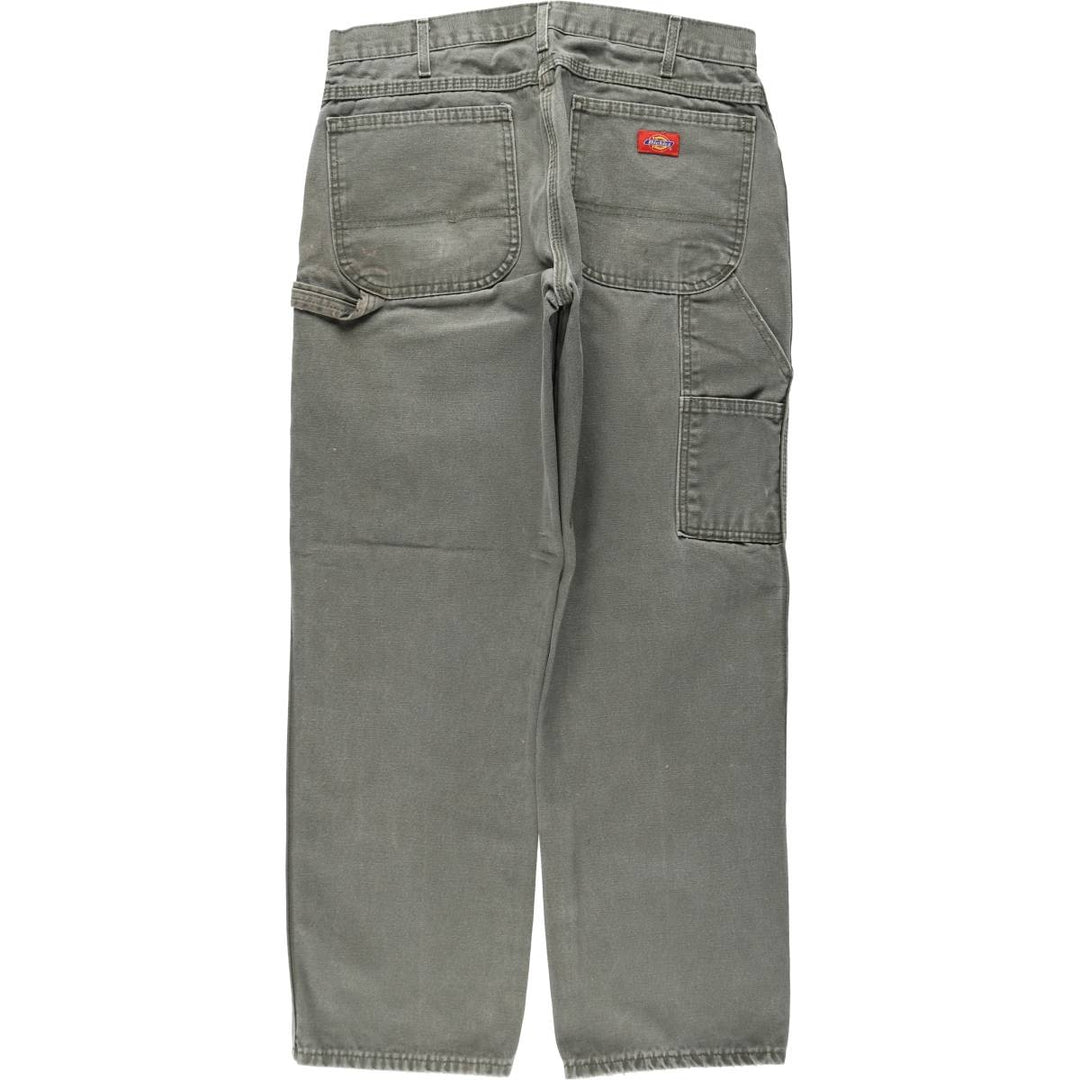 Dickies Relaxed Fit Duck Painter Pants, Men's, Size W33 cotton Khaki type Vintage Second Hand