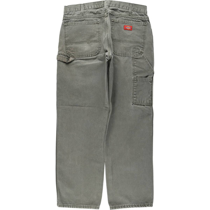 Dickies Relaxed Fit Duck Painter Pants, Men's, Size W33 cotton Khaki type Vintage Second Hand
